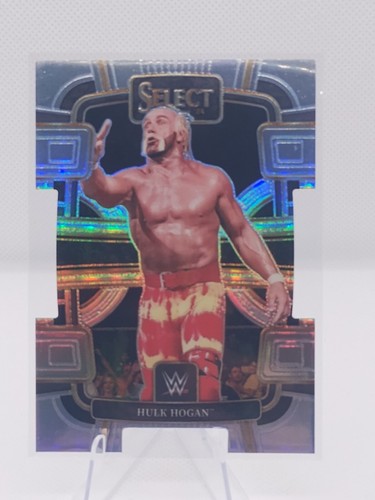2024 Panini WWE Select Hulk Hogan Die-Cut Silver Prizm Concourse Die Cut #81