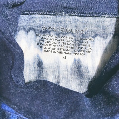 Westbound Dark Blue Turtleneck Top Size XL - 第 3/3 張圖片
