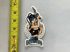 Hook Ups Vintage Skateboard Sticker Shotgun Sally 2002 Sean Cliver