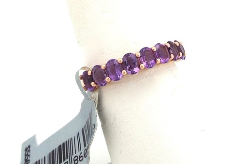 NEU Ring - Amethyst Ring - 10K Rotgold - Neu mit Etikett - Größe 7 ~#6509 - Bild 4 von 6