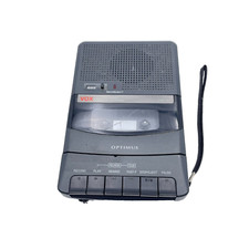 OPTIMUS CTR-107 Standard Voice Activated Cassette Recorder. Tested, Works
