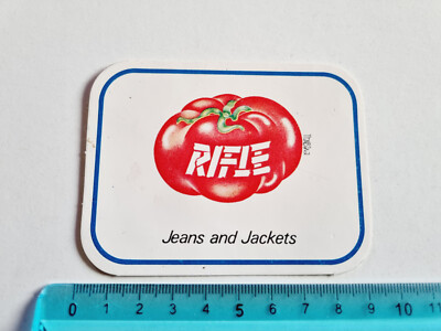 AUTOCOLLANT ADESIVO RIFLE Jeans Western Style Sticker 80S Original EUR 9,79 - FR