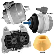 Engine Motor Mounts & Auto Trans Mount W. Buffer 4PCS for Audi A6 08-06 V6-3.2L