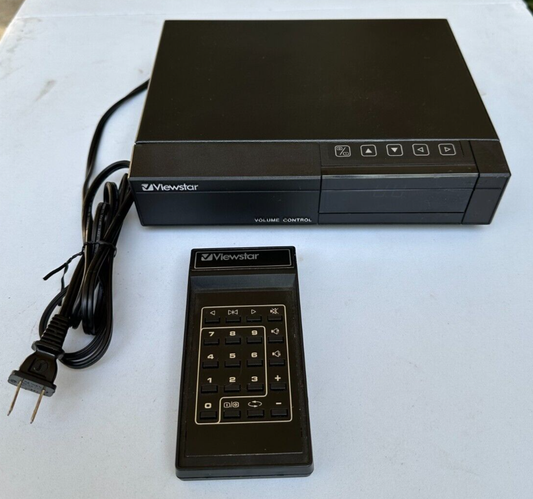 Vintage VIEWSTAR Cable TV Box Cable Converter 99 Channels HRC