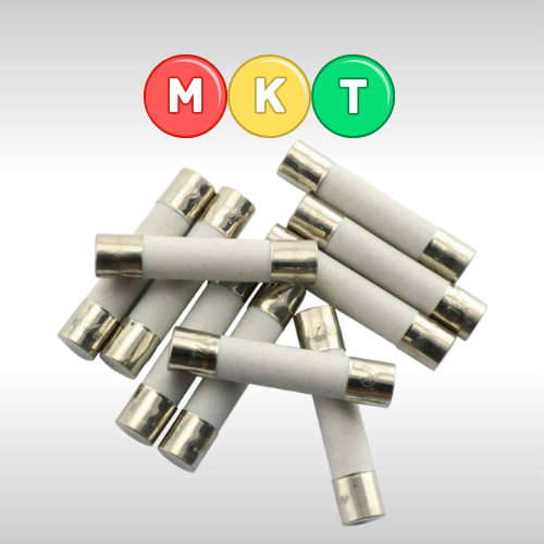 5x20mm Ceramic Slow Blow Time Delay Fuses Tube 250V Various Pack Sizes & Amps - Picture 3 of 5
