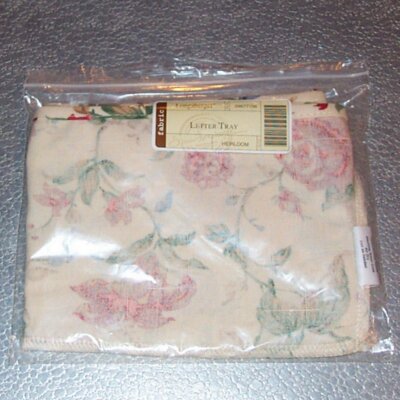 Longaberger Heirloom Floral LARGE RECIPE Basket Liner ~ Brand New in Bag!