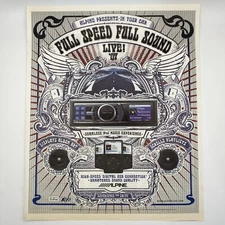 2007 Alpine Car Audio PRINT AD iPod Music Experience Sound Concert Flyer Design