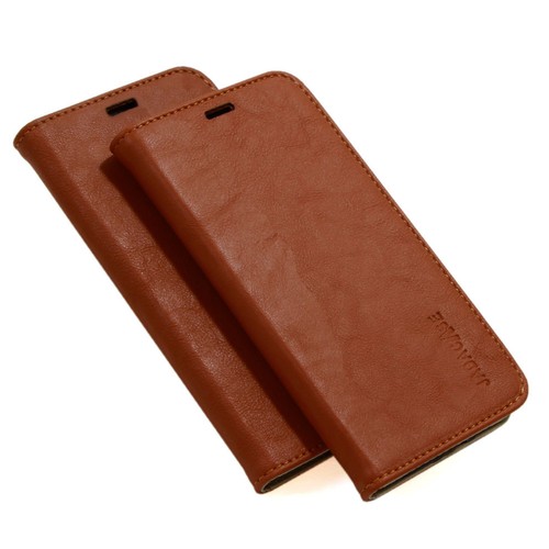 Luxus Leder Schutzhülle für Apple iPhone X Smartphone Etui Case Tasche Cover - Picture 43 of 93