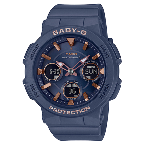 BABY-G　BGA-2510-2AJF CASIO BABY-G BGA-2510-2AJF Radio Solar Analog Digital Watch Navy