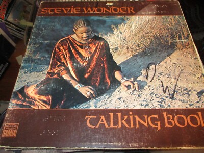 1972 STEVIE WONDER Talking Book Braille G/F LP Tamla T 319L Soul