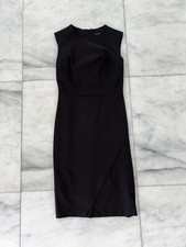 Banana Republic Sheath Dress Knee Black Back Zipper Womens 10 Office Minimalist