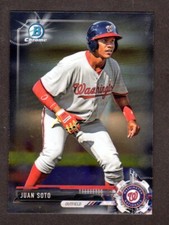 2017 BOWMAN DRAFT CHROME  BDC 162 Juan Soto Rookie WASHINGTON NATIONALS NM-MT  B