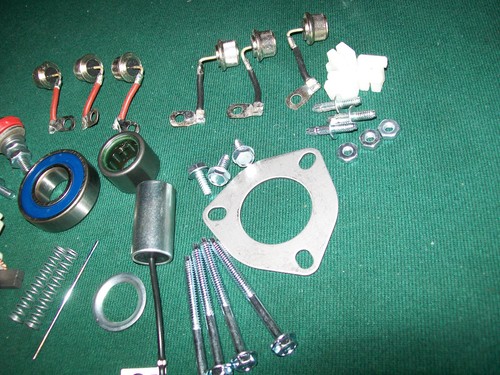 Delco 10DN alternator Rebuild kit Allis Chalmers Massey Ferguson with Tach Drive - Picture 6 of 7