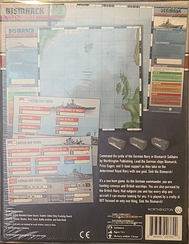 Worthington Games Bismarck Solitaire: Deluxe Edition NISW Fast Shipping - Image 2 of 3