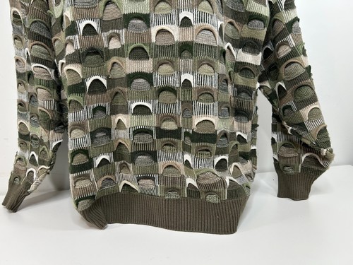Vintage Protege Collection Sweater Men’s XL Coogi Style 3D Cosby Knit 90s USA - Picture 4 of 8