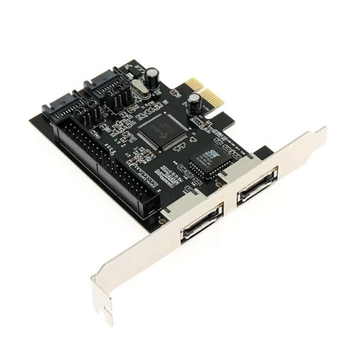 PCIE to 2x SATA2.0 + IDE 40pin + 2x ESATA hard disk controller adapter raid card - Picture 4 of 4