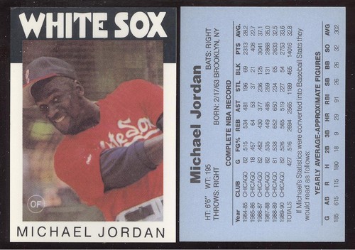 MICHAEL JORDAN CHICAGO BULLS NBA BASKETBALL MLB BASEBALL CARD SEE LIST - Picture 29 of 36