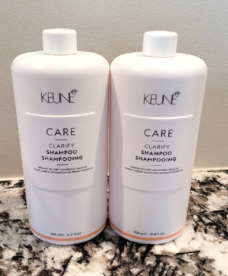 NIB - LOT OF 2 - Keune Care Clarify Shampoo 33.8 oz Bottles