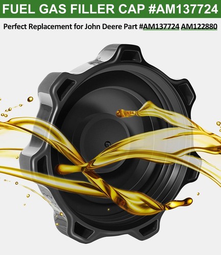 AM137724 Fuel Gas Cap Filler Cap for John Deere 325 335 345 LT 150 160 X 465 575 - Picture 6 of 14