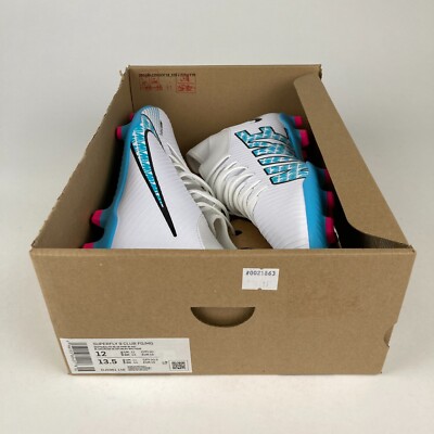 Nike Superfly 9 Club FG/MG White Blue Pink DJ5961-146 Men's Size