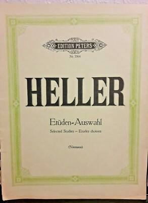 Stephen Heller, Etüden-Auswahl für Klavier (Niemann), Edition Peters