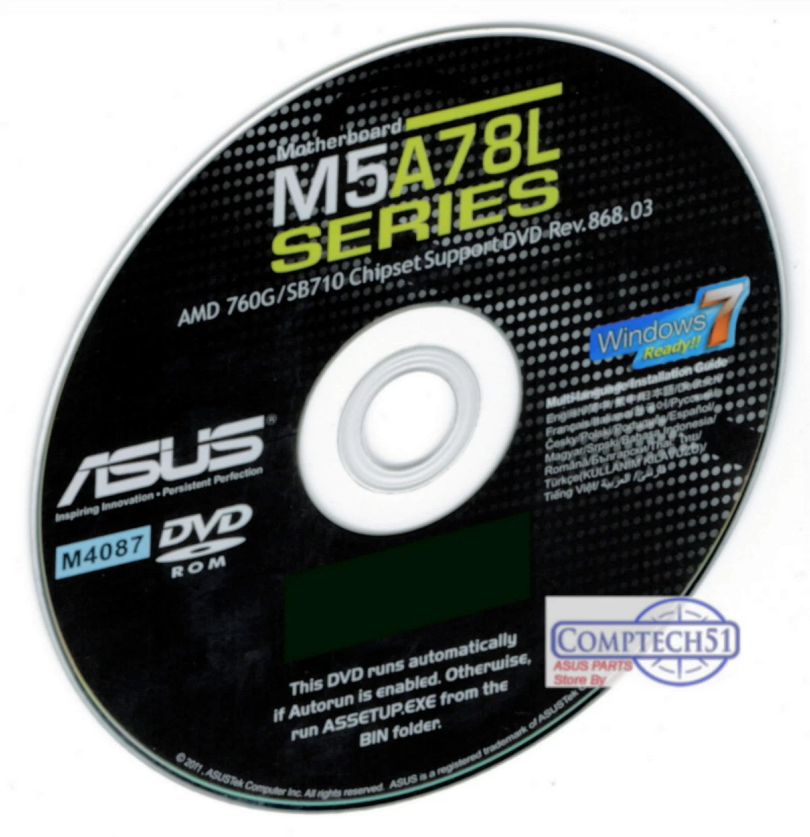 ASUS M5A78L MOTHERBOARD DRIVERS M4087 WIN 7 8 8.1 | EBay