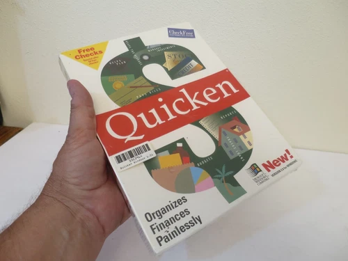 Vintage NEW SEALED 1992 INTUIT Quicken Software Version 2.0 Windows 5.25 & 3.25