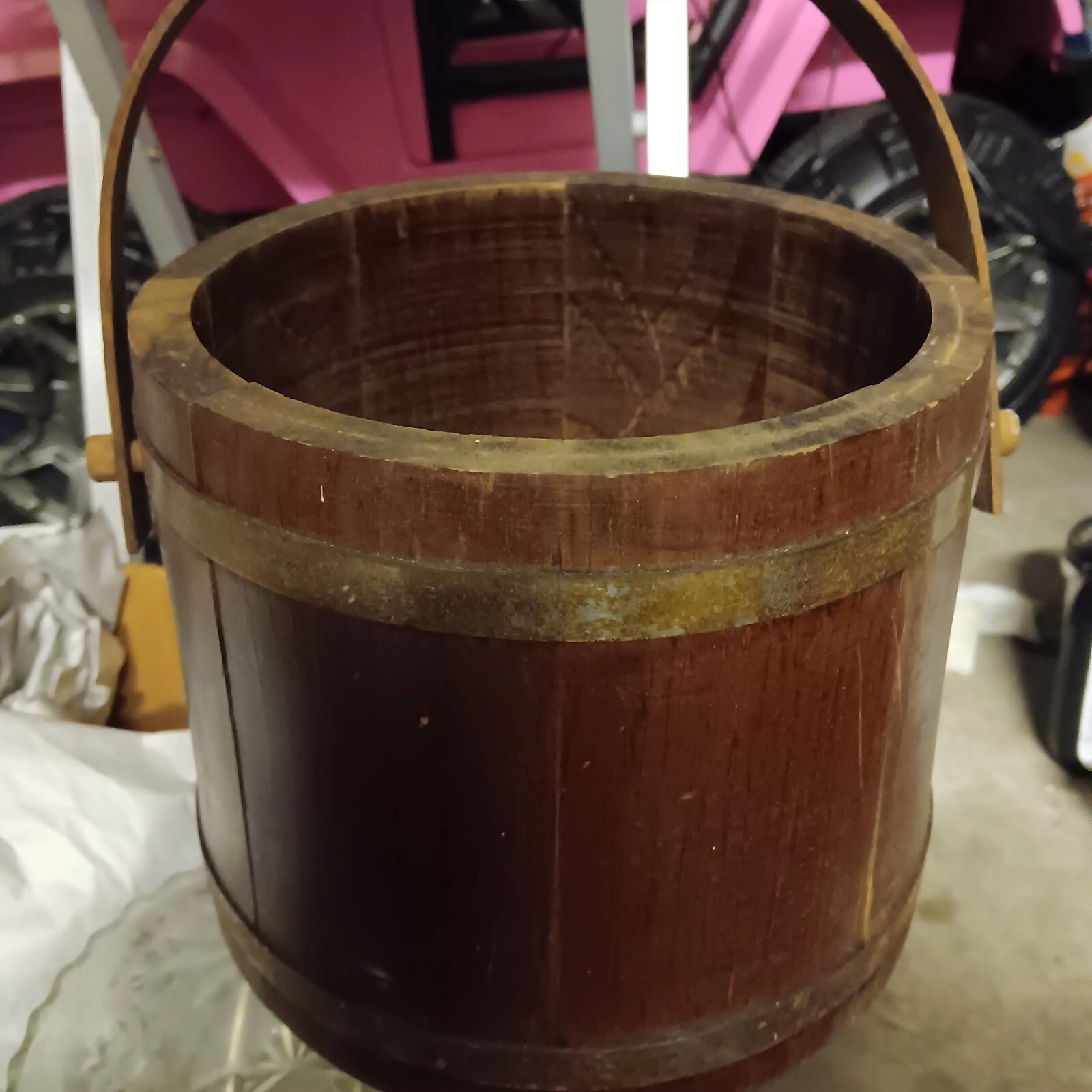 Putney Bucket. Vintage 1950's From America's Oldest Basket Making