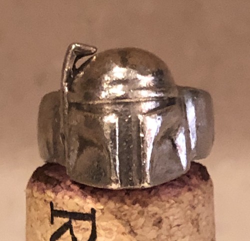 STAR WARS Boba Fett Mandalorian Sterling Silver Ri