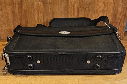 Antler Black Canvas Laptop Document Business Bag Satchel & Shoulder Carry Strap - 第 5/12 張圖片