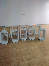 Lot Of 10 Arlington BE1 Single Gang Box Extenders, Extends 1" - 1-1/2" , White