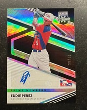 2020 Elite Extra Edition Signatures Prime Numbers B Eddie Perez #195 18/51
