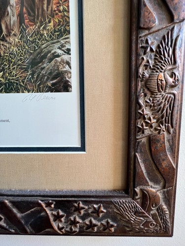 Noble Band of Brothers Arkansas Rick Reeves Signd Civil War Custom Frame 389/500 - Picture 8 of 8