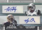 2007 Topps Co-Signers Jerricho Cotchery Marques Colston #CSA-CC