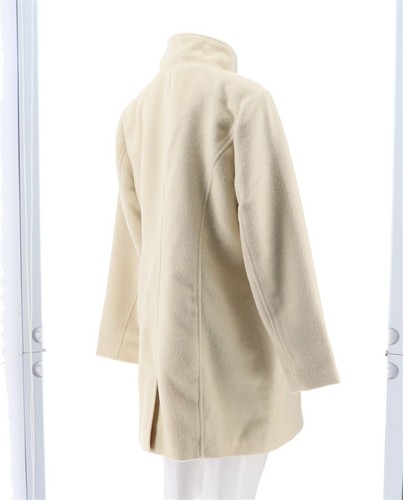 Isaac Mizrahi Faux Alpaca Coat Stand Collar Linen 12 NWOT (29) - Picture 6 of 9