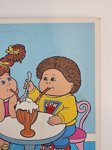 Playskool Wooden Puzzle Sweet Treats Cabbage Patch Kids 240-09 9 Pieces  Vintage - Picture 3 of 7
