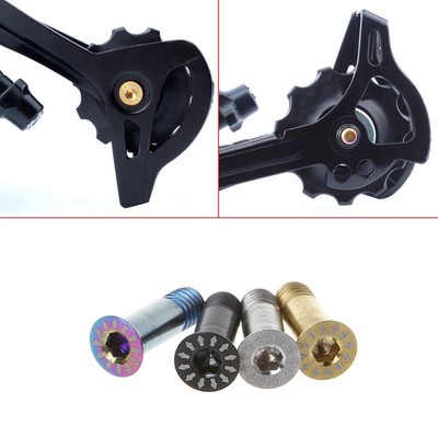 Bicycle Screw Rear Derailleur Wheel Titanium Alloy Bolt MTB Bike Repair Tools