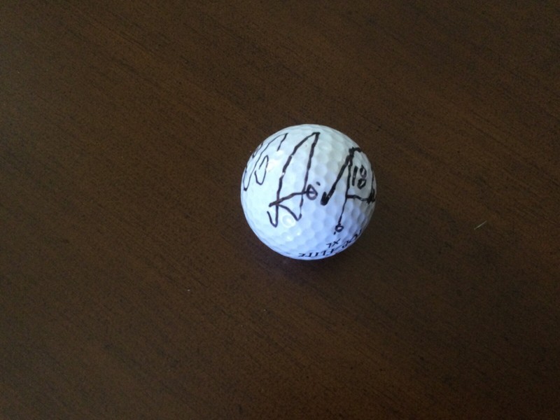 Se Ri Pak LPGA Autographed Top Flite Golf Ball