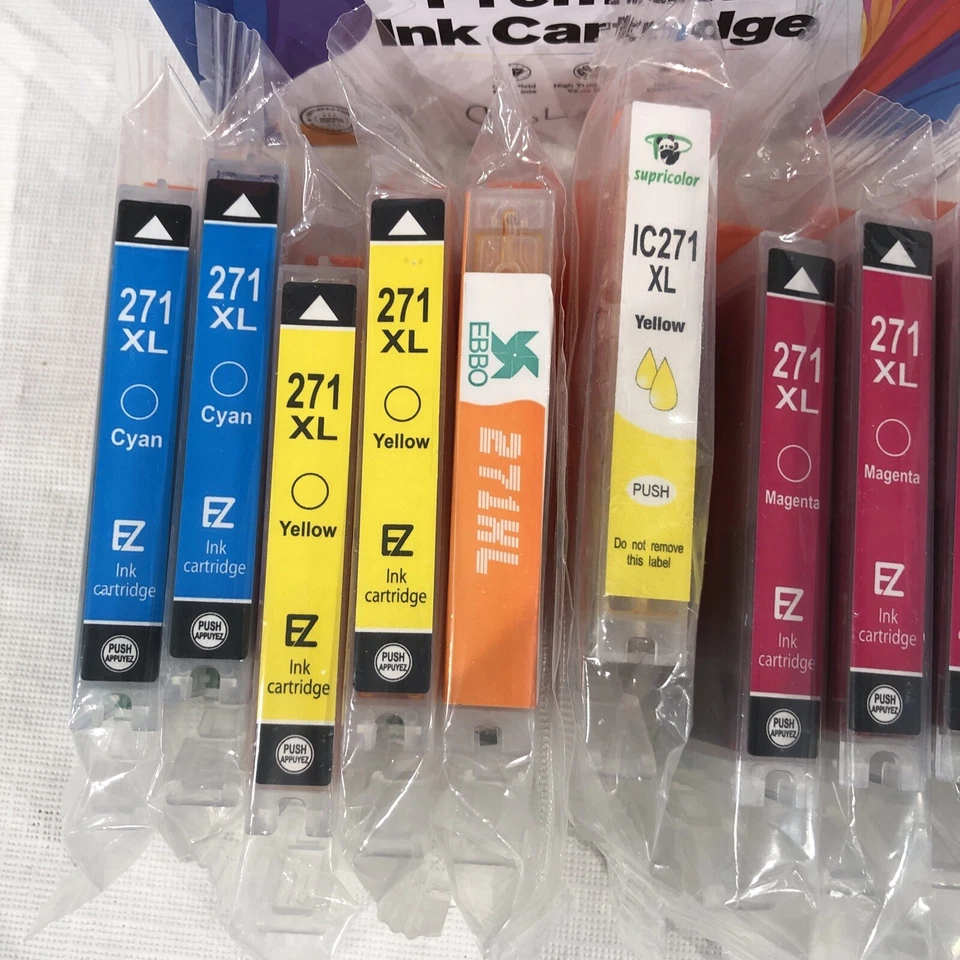 11 Pk EZink Compatible Ink Cartridge Replacement for Canon B, M, C, and Y, 271XL - Image 3 of 4