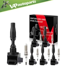 6 For 2016 2017 18 19 20 Chevy Camaro 3.6L V6 Ignition Coil & Spark Plug UF830