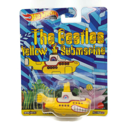 Hot Wheels Premium The Beatles Yellow Submarine Diecast Free