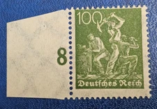 Stamp Germany Deutsches Reich 100 Pfennig 1921 Mi. Nr. 187 a [🇩🇪36625]