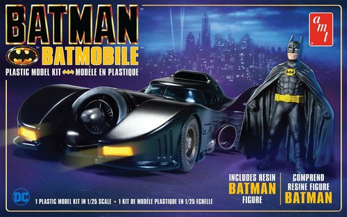 AMT1107 Batman 1989 Batmobile w/Resin Batman Figure 1:25 Scale Model Kit - Picture 2 of 2