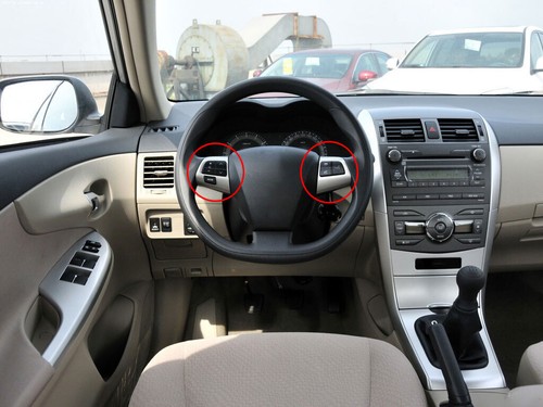 For Toyota Corolla 2007-2013 Peach Wood Grain Steering Wheel Strip Cover Trim 2* - Bild 5 von 8