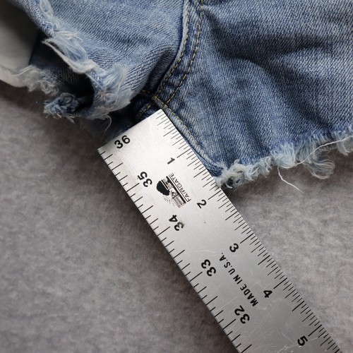 American Eagle Damengröße 8 Boyfriend Denim Shorts niedriger Bund blau mittlere Waschung - Bild 10 von 13