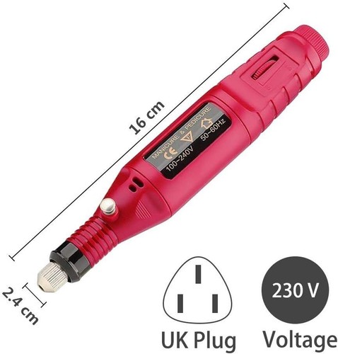 Toe Nail Grinder For Thick Toenails Set Manicure And Pedicure Professional Self - Picture 4 of 21