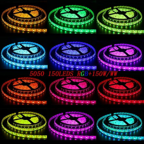 5M LED Flexible Strip Light 3528 2835 3014 5050 5630 7020 RGB Warm White DC12V - Picture 40 of 52