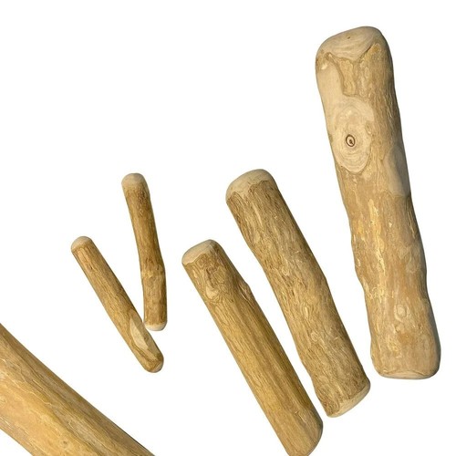 Dog Chew Toy Puppy Wooden Chew Stick Durable Natural Coffee Wood Teething Aid - Picture 5 of 6