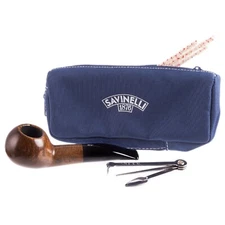 Savinelli One Starter Kit - Smooth 321, Author, 6mm, Tobacco Pipe + Accessories