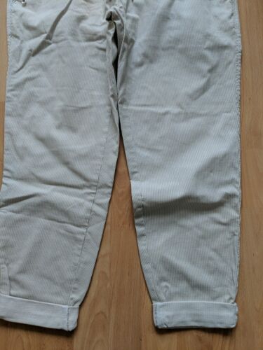 Pantalón chino mujer Toni Sue blanco verde rayas talla 38 - Imagen 2 de 7